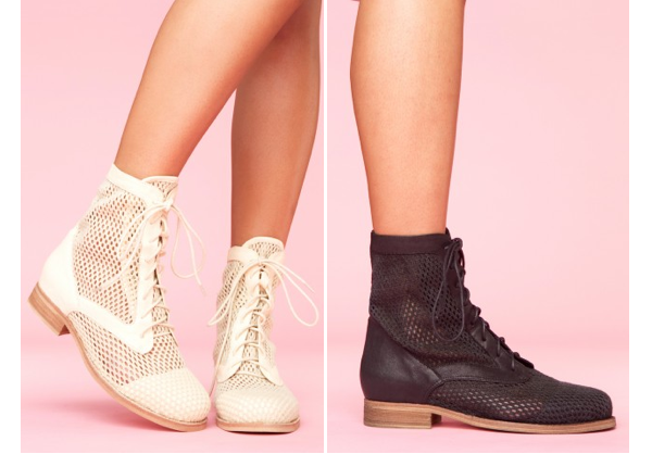 Jeffrey campbell mesh boots hotsell