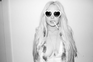 Lindsay Lohan shot by Terry Richardson at Chateau Marmont | Sidewalk Hustle