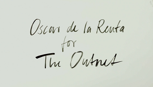 Oscar de la Renta for The Outnet