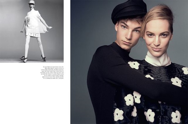 Vanessa Axente & Gustav Swedberg for Vogue Italia March 2013-2