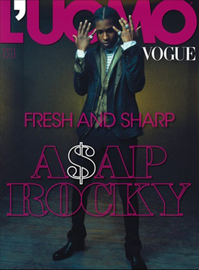 ASAP Rocky Lands on the Cover of L Uomo Vogue March 2013 Issue