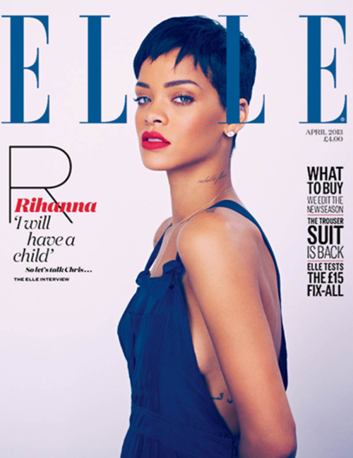 Rihanna for Elle UK by Mariano Vivanco