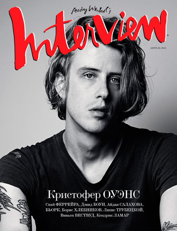 Christopher Owens for Interview Russia April 2013 Cover
