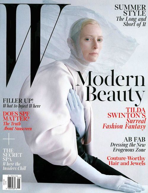 Tilda Swinton for W Magazine May 2013