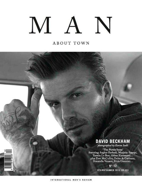 David Beckham for Man About Town Spring Summer 2013