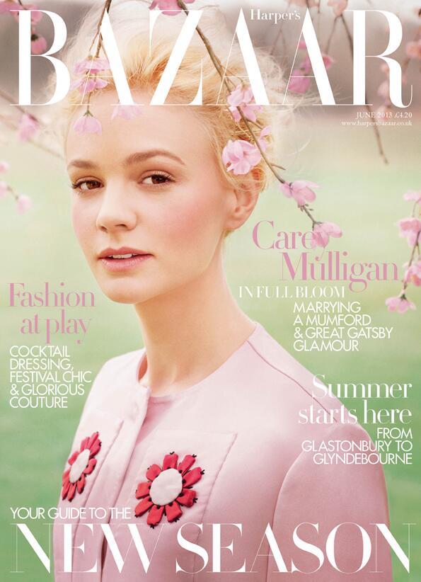 Carey Mulligan for Harper's Bazaar UK June 2013