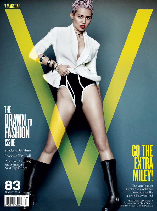 Miley Cyrus V Magazine 83 Cover