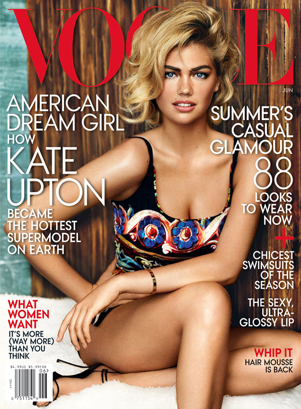 Kate Upton for Vogue June 2013 photographed by Mario Testino