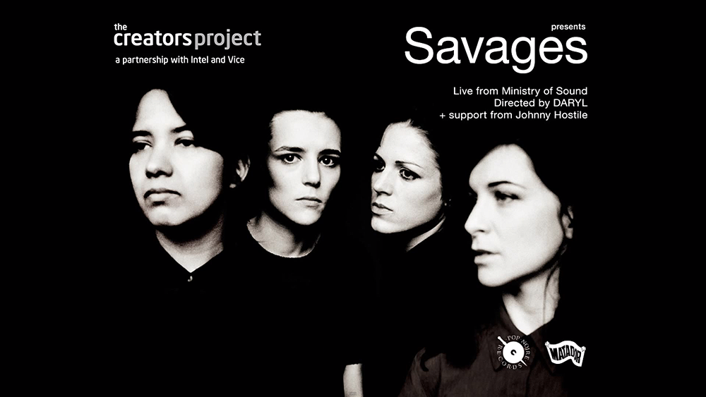 Savages Live presented by The Creators Project