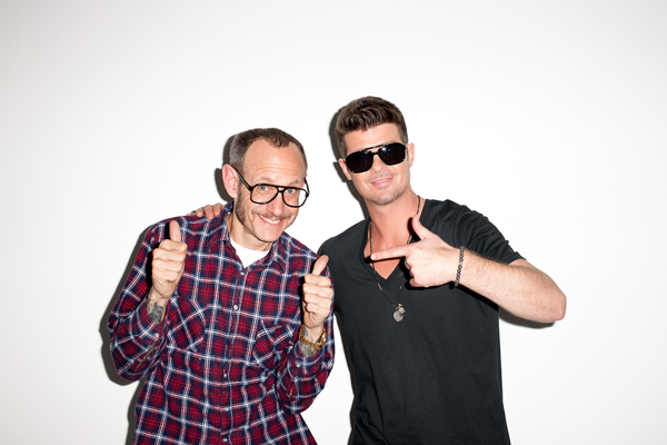 Robin Thicke Photographed by Terry Richardson