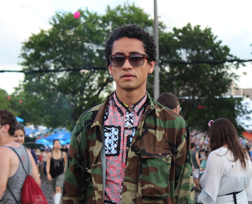 David from Columbia at Governors Ball 2013 Style