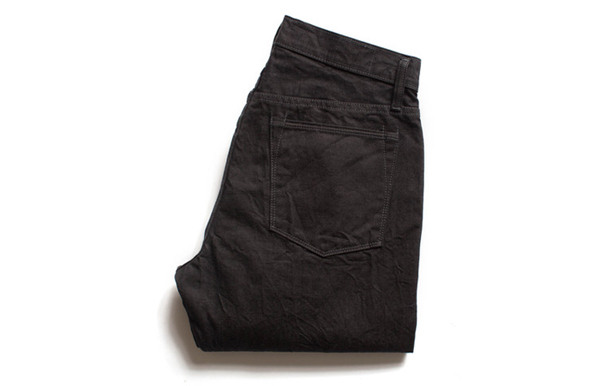 Black Denim Jeans Folded