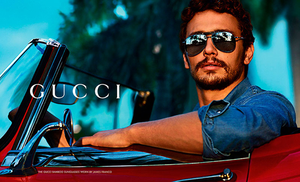 Jame Franco in Gucci Fall Winter 2013 Eyewear Campaign