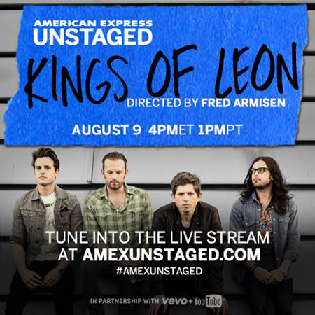 Amex UNSTAGED Kings of Leon Fred Amisen