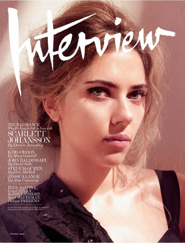 Scarlett Johansson Interview Magazine Patrick Demarchelier