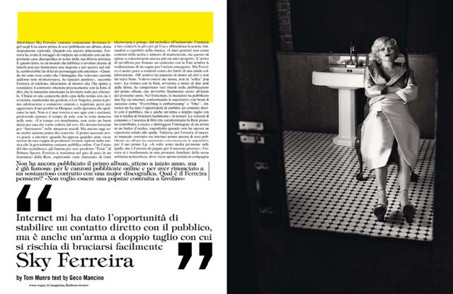 Sky Ferreira for Vogue Italia October 2013-2