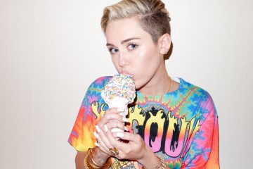 Miley Cyrus photographed by Terry Richardon for the 3rd Time | Sidewalk