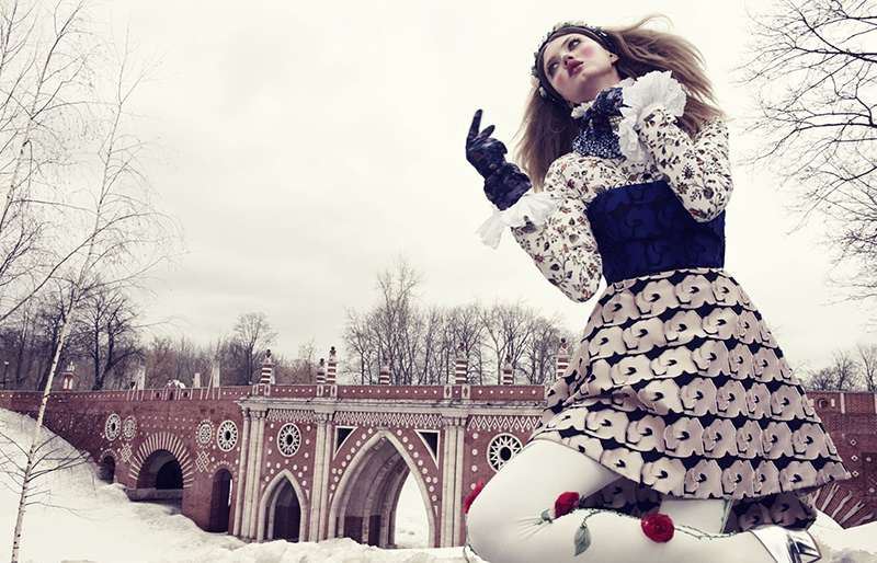 Lindsey Wixson for Vogue Japan December 2013-3