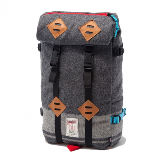 Woolrich x Topo Design Bag Collection charcoal
