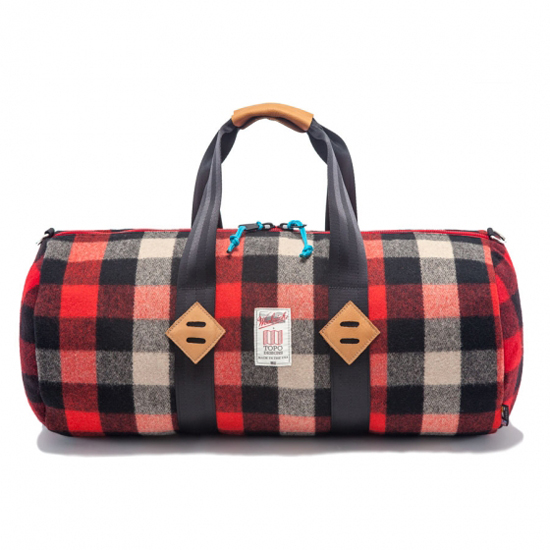 Woolrich x Topo Design Duffle Bag Plaid