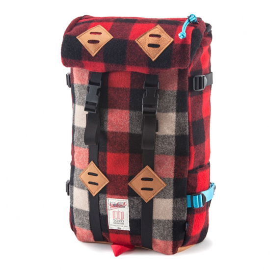 Woolrich x Topo Design Plaid Backpack