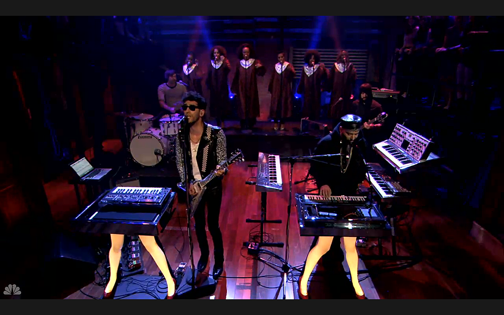 Chromeo Sexy Socialite Death From Above 1979 on Late Night With Jimmy Fallon