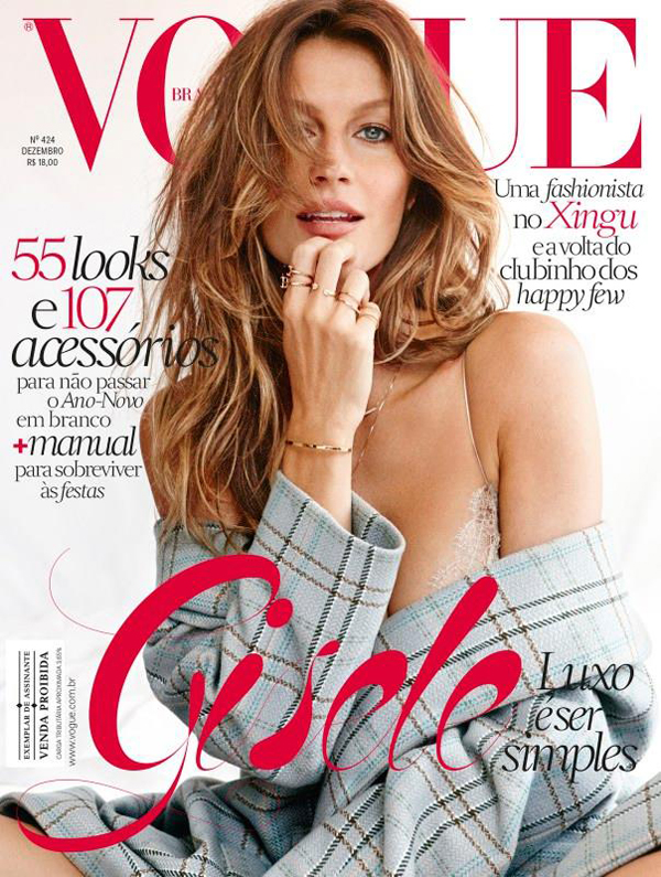 Gisele Bundchen for Vogue Brazil December 2013