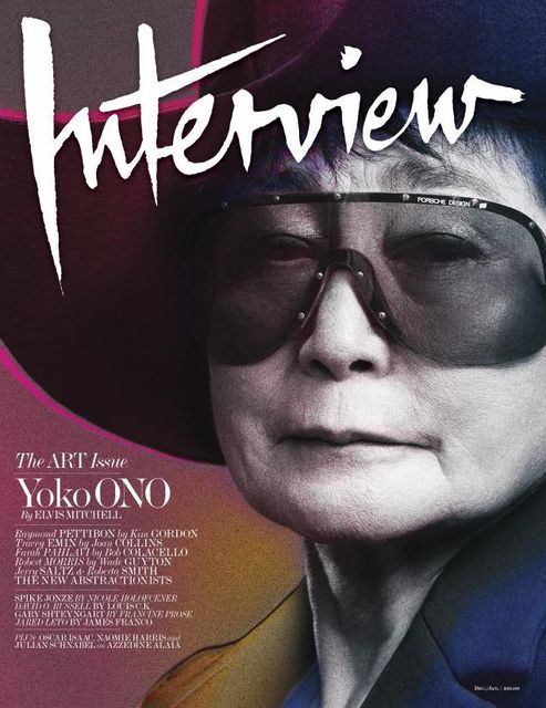 Yoko Ono for Interview Magazine 2014