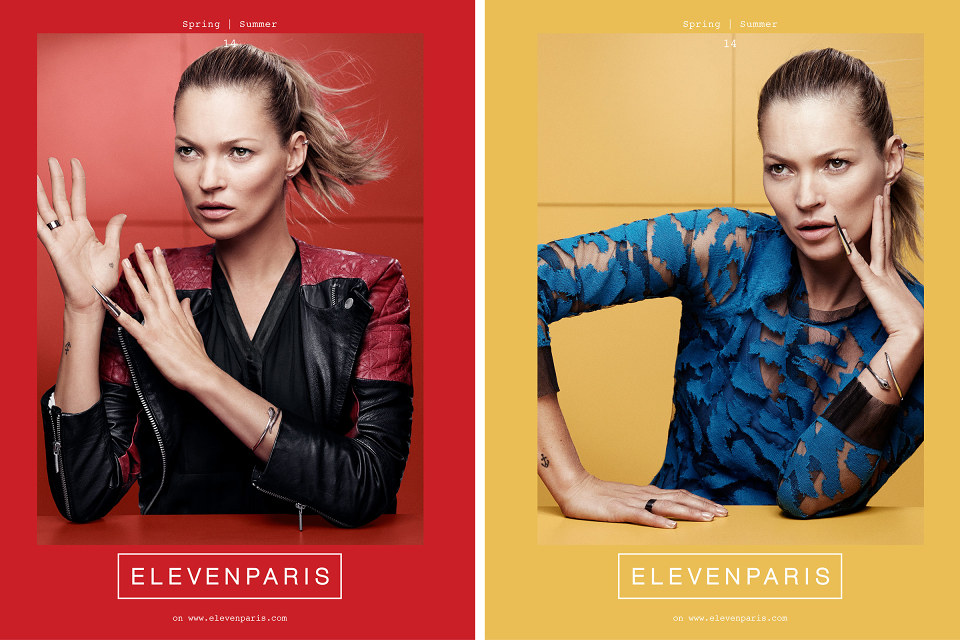 Kate Moss for ELEVENPARIS Spring Summer 2014