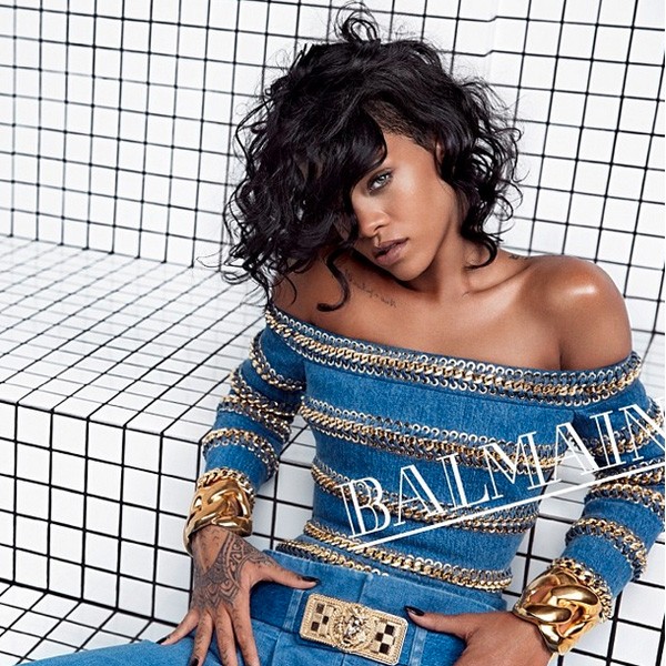 Rihanna for Balmain Spring 2014 Campaign