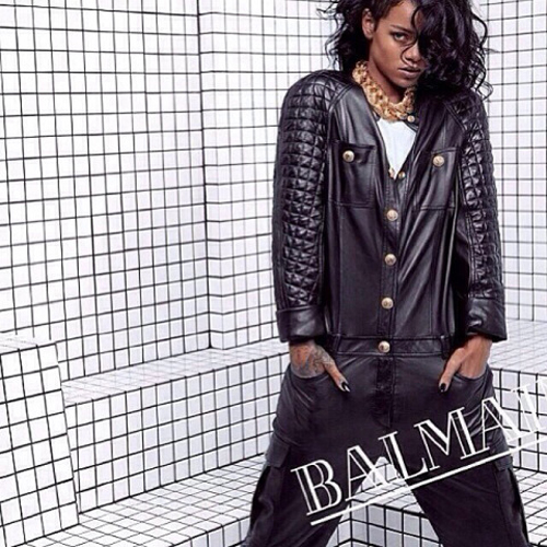 Rihanna for Balmain Spring 2014 Campaign