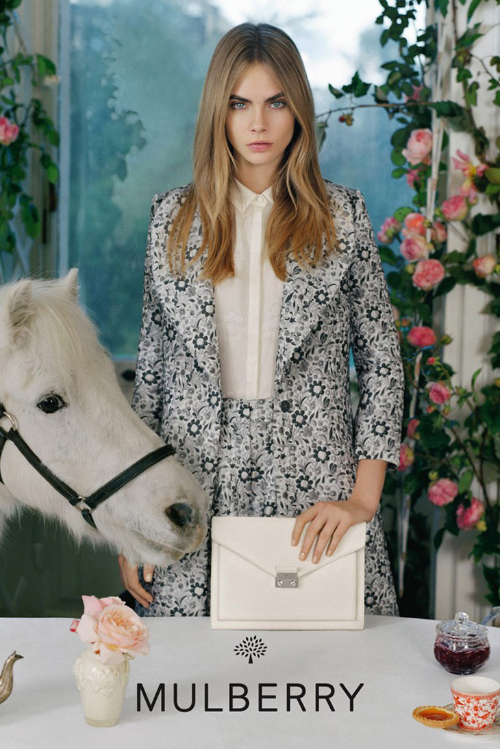 Cara Delevingne for Mulberry SS 2014-3