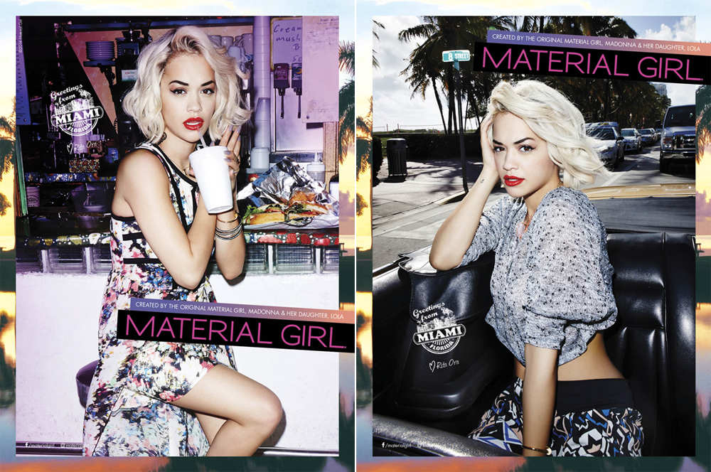 Rita Ora for Material Girl Spring 2014