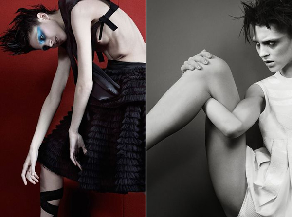 Saskia de Braw & Lida Fox for Vogue Italia February 2014-2