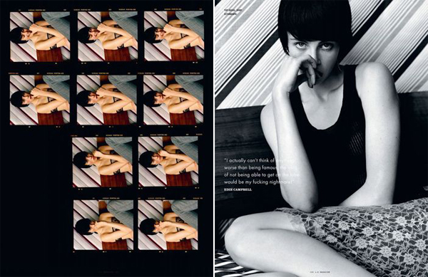 Edie Campbell for i-D Pre-Sring 2014-2