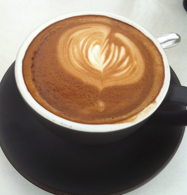 Flat White at Young Bloods Diner Melbourne