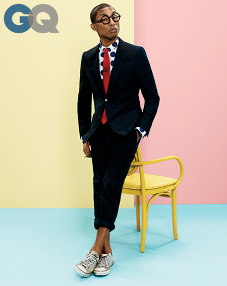 Pharrell for GQ April 2014