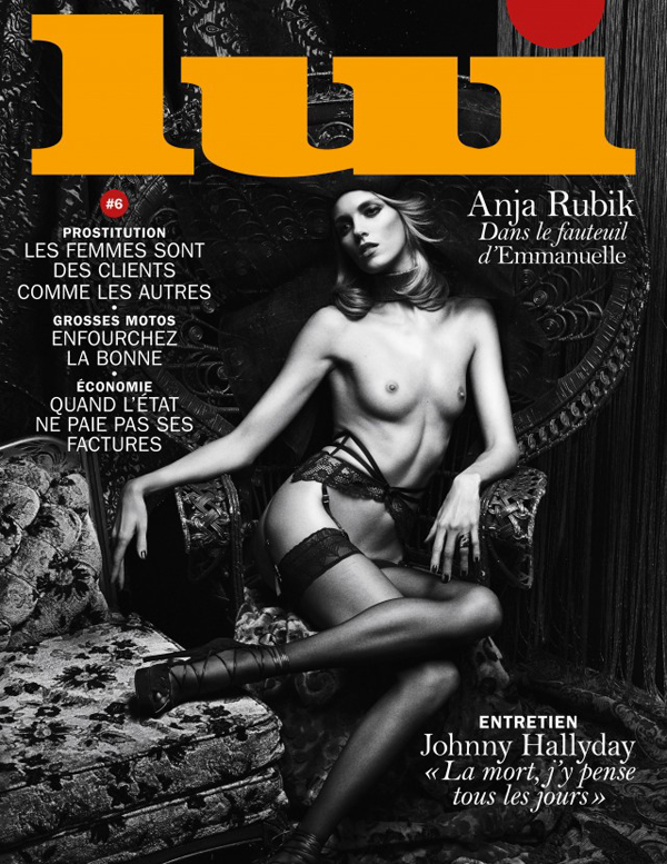 Anja Rubik for Lui Magazine April 2014