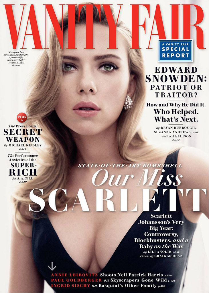 Scarlett Johansson for Vanity Fair May 2014