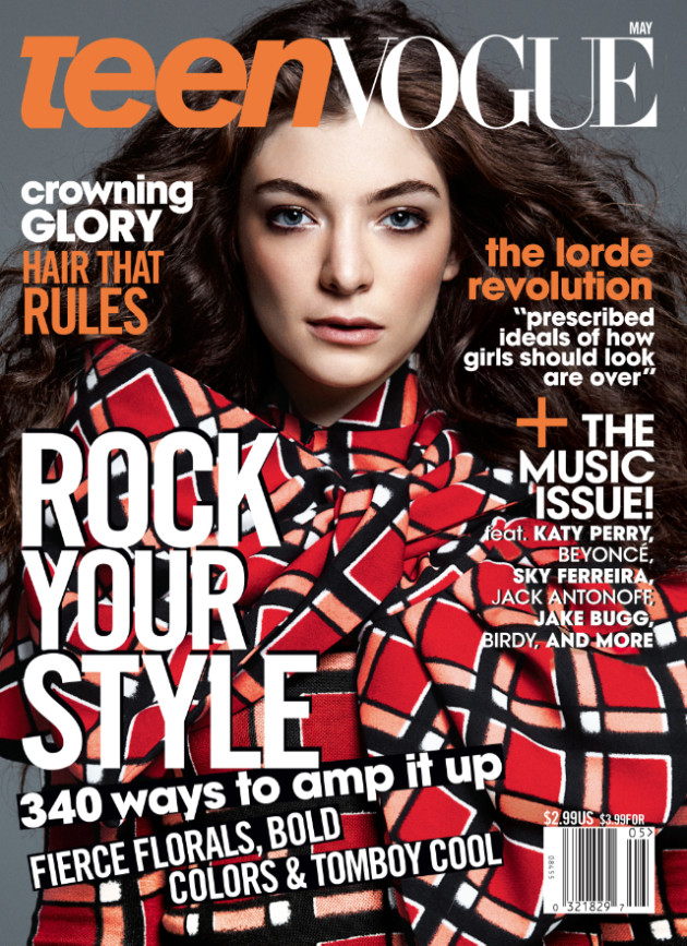 Lorde for Teen Vogue May 2014