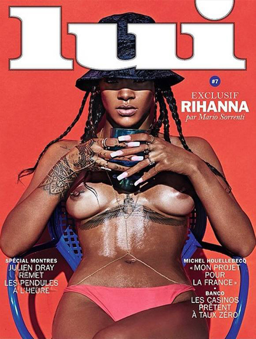 Rihanna Poses Nude for Lui Magazine NSFW