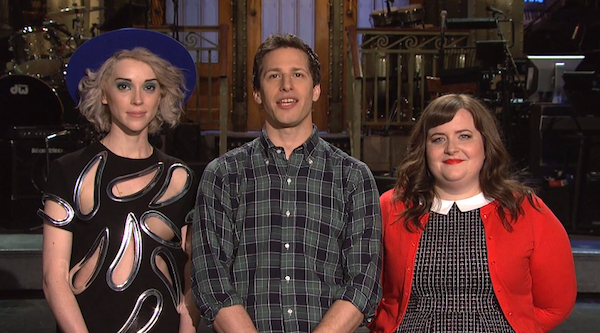 St. Vincent SNL Promo with Andy Samberg