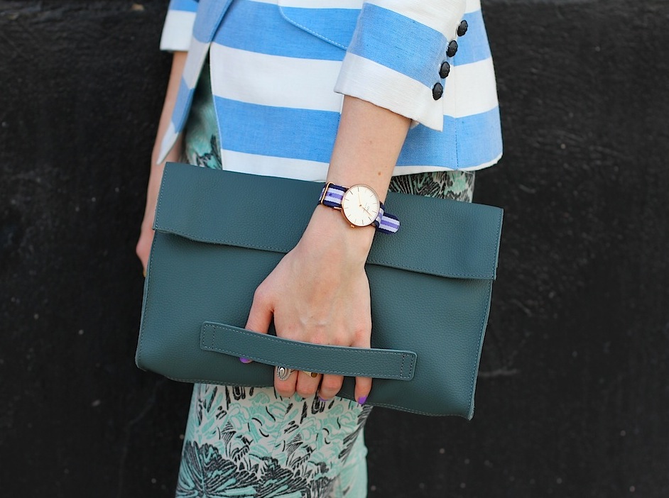 What I Wore Business Casual June 2014 Ecco Bag Detail