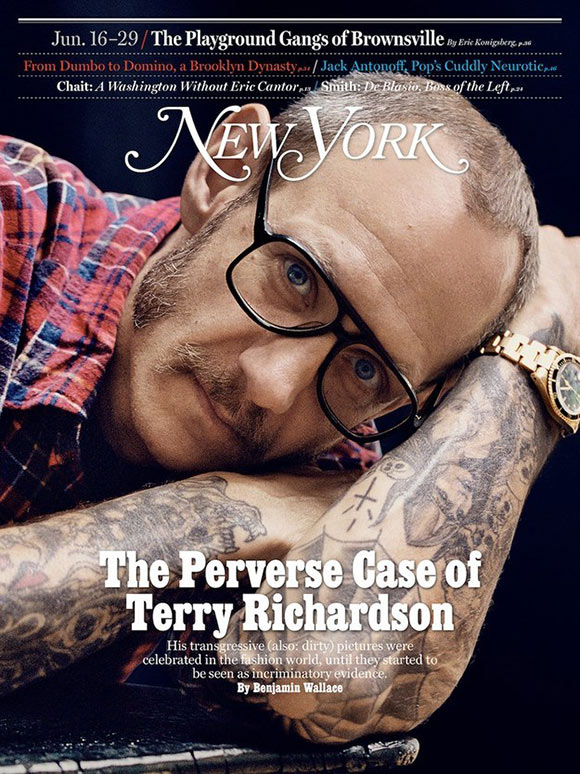 Terry Richardson for New York Magazine by Cass Bird