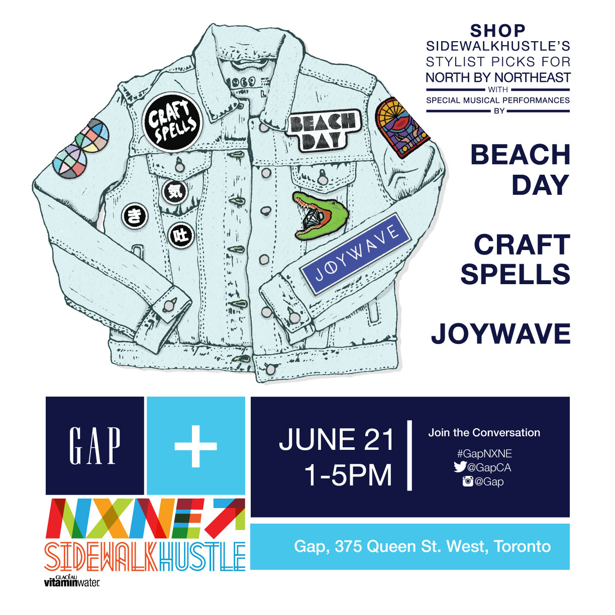 GAP x NXNE X Sidewalk Hustle Show June 21st