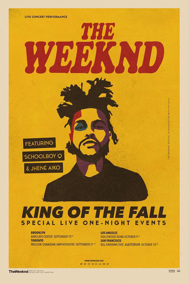 The Weeknd King of the Fall Tour Schoolboy Q Jhene Aiko