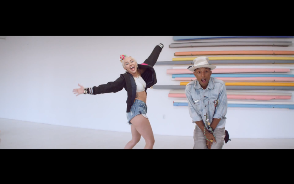Pharrell Williams ft Miley Cyrus Come Get It Bae Video