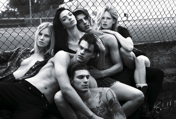 Super Normal Super Models for W Magazine by Mert Marcus-5