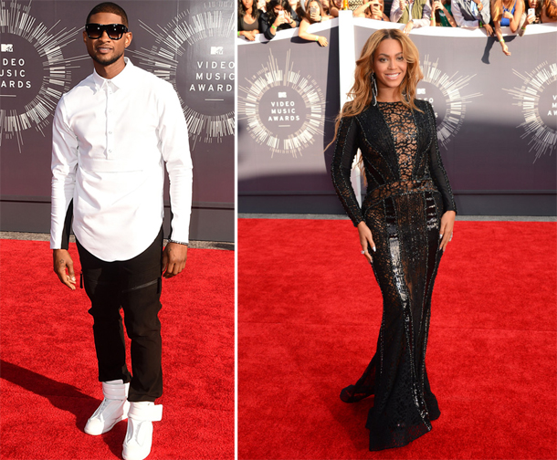 Usher and Beyonce MTV VMA 2014