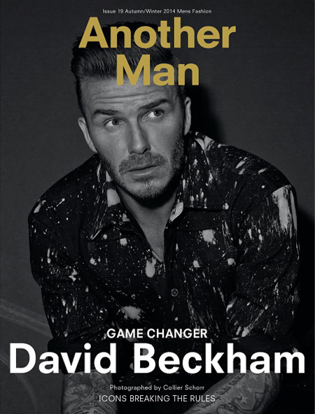 David Beckham Another Man Cover Fall Winter 2014 Issue